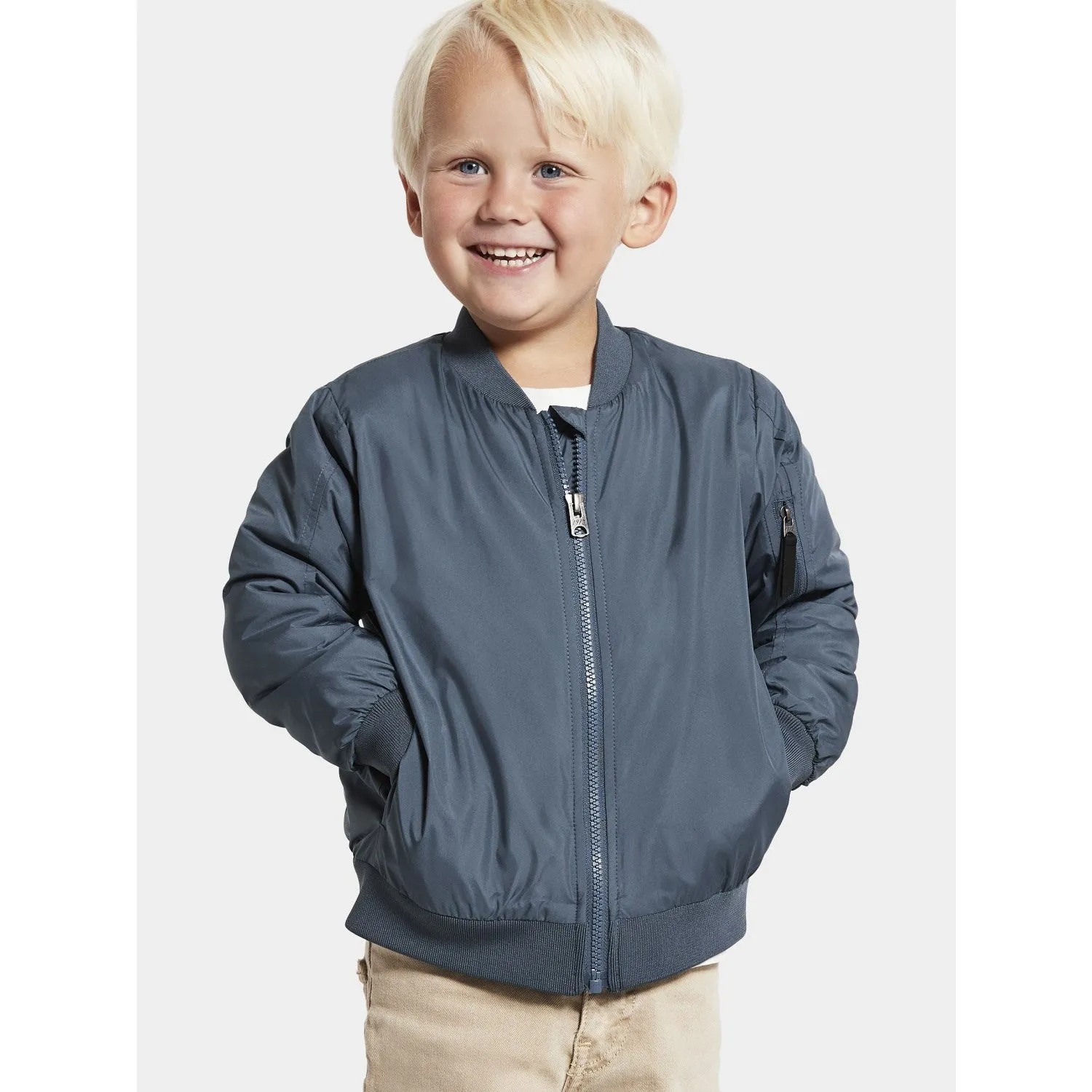 FleeceBacking Endorse Didriksons True Blue Rocio Kids Jacket