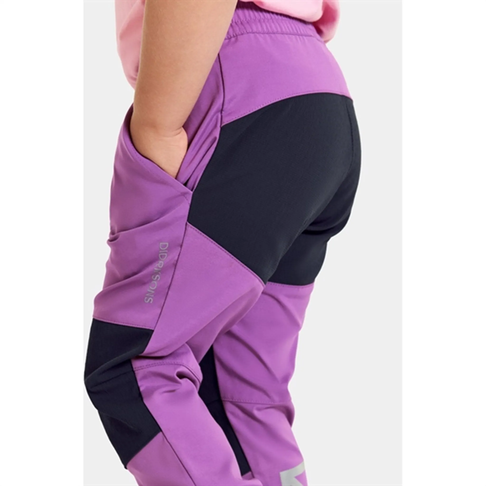 Didriksons Tulip Purple Bl?b?r Kids Pants Smart Layering Soft and Light