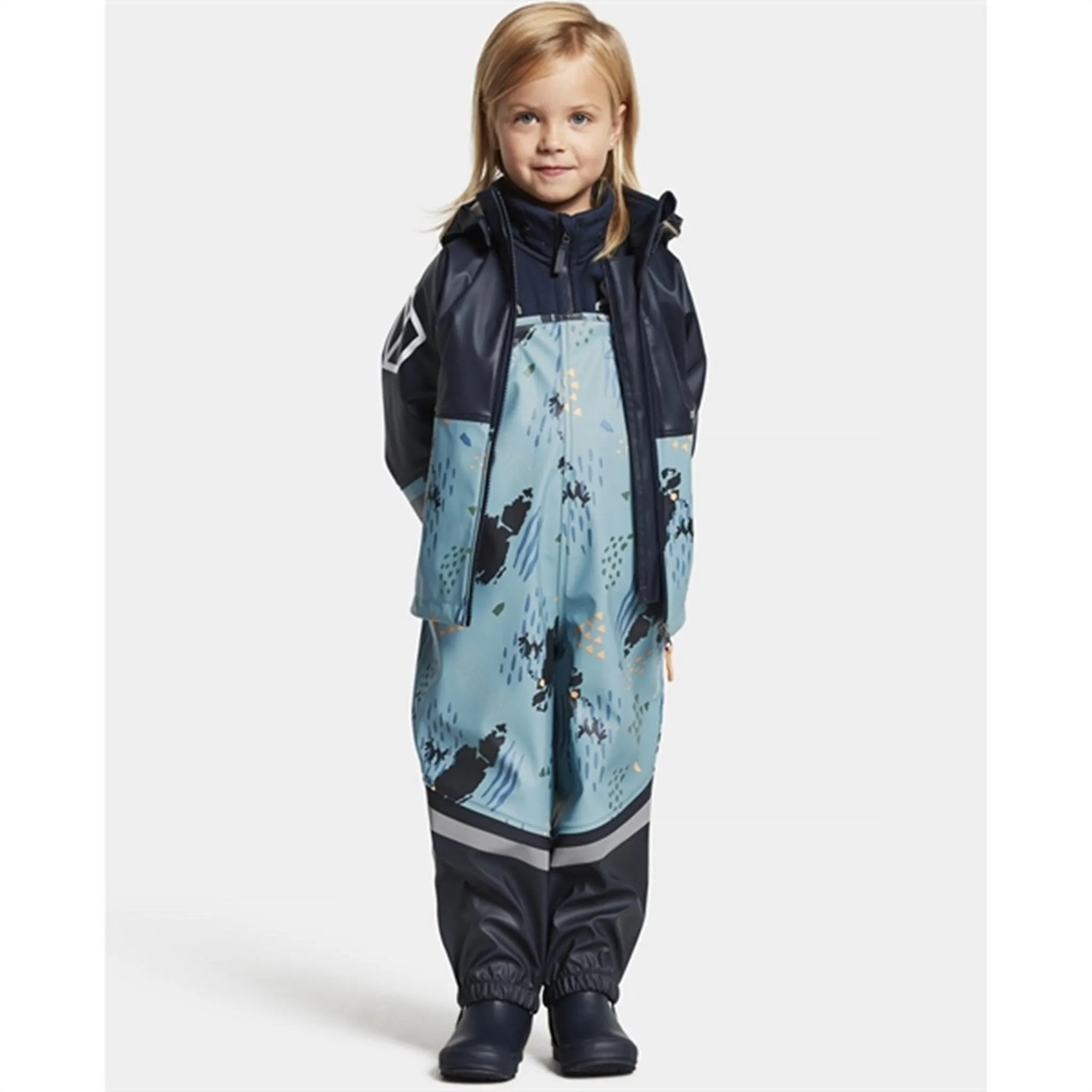 Didriksons Waterman Grundsund Blue Rain Set Adventure Outfit