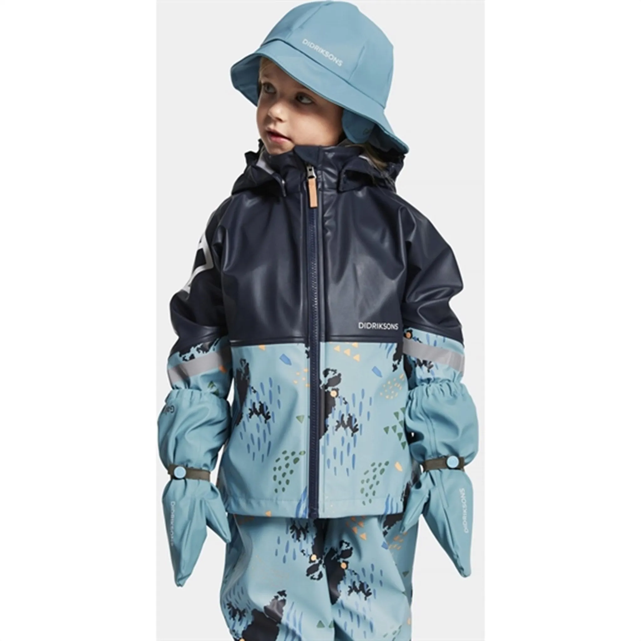 Didriksons Waterman Grundsund Blue Rain Set Weekend Gear