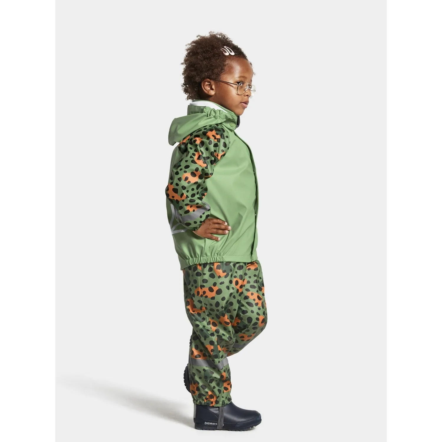 Didriksons Wild Dot Green Slaskeman On The Go Look