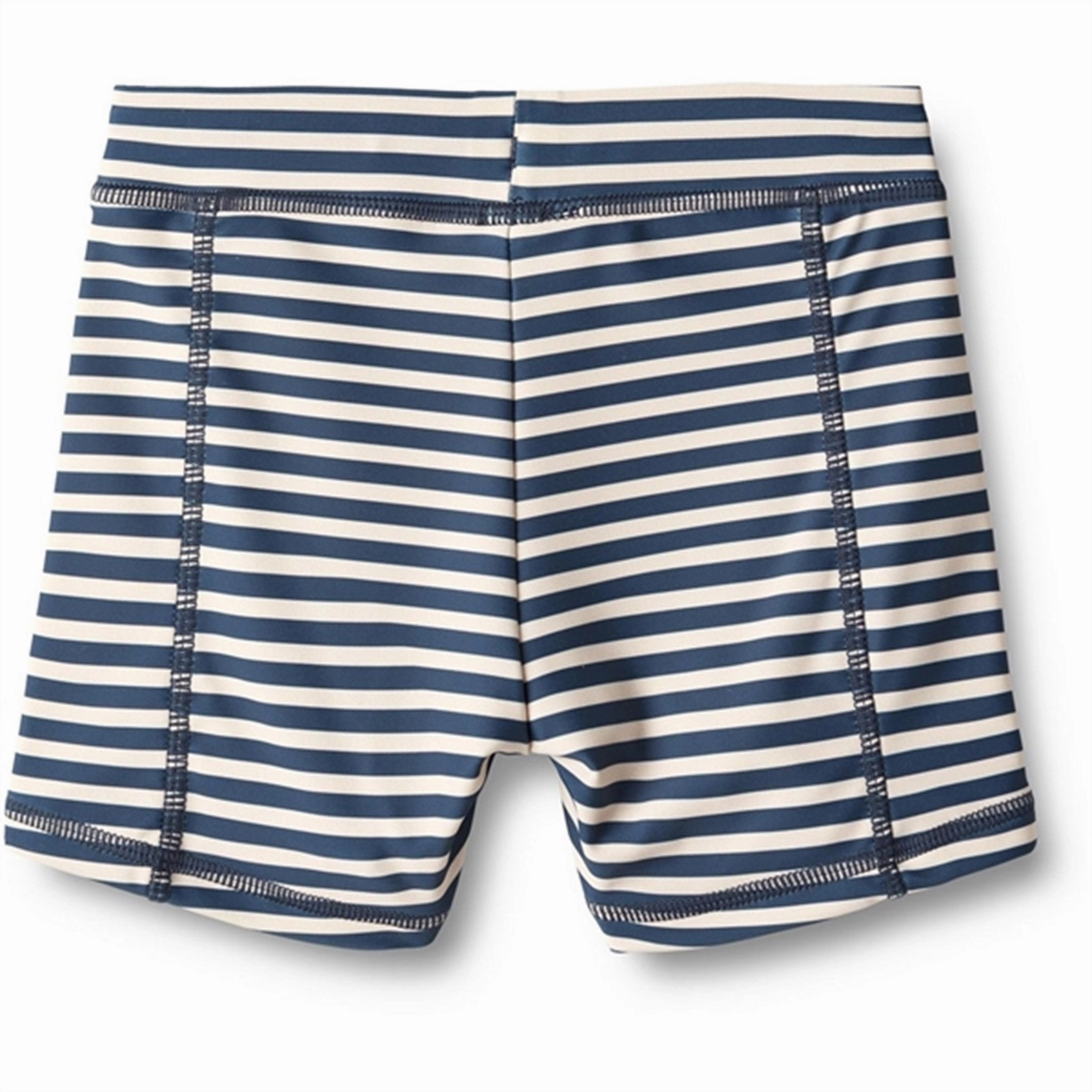 Wheat Indigo Stripe Swim Shorts Ulrik Two-Tone-Design