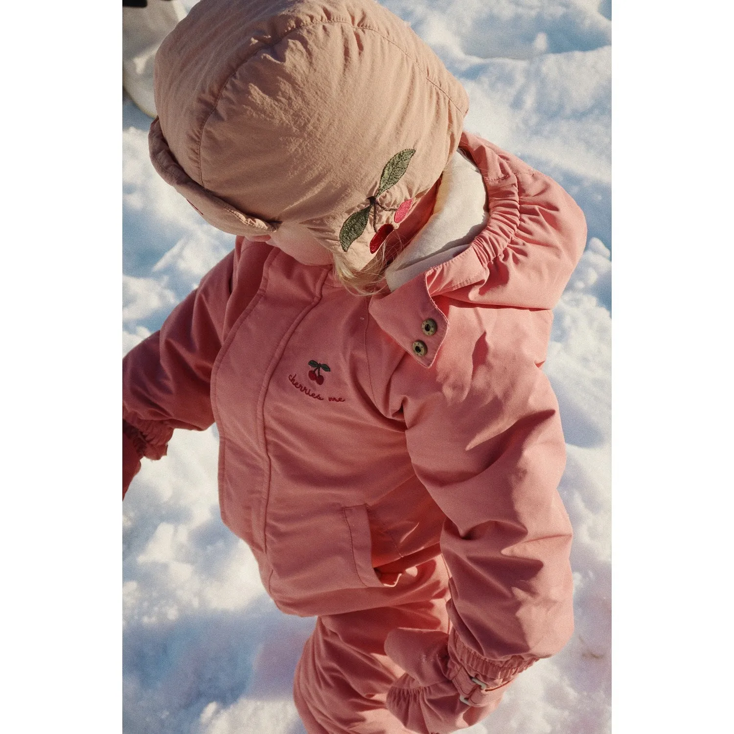 Konges Sl?jd Desert Sand Nohr Snowsuit Solid Flowy office blouse Geometric-pattern