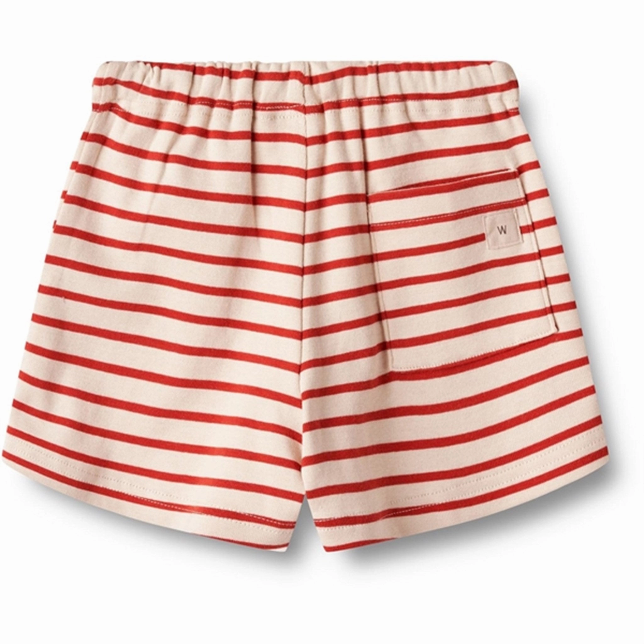 Wheat Red Stripe Jersey Shorts Kalle Beach Vibes