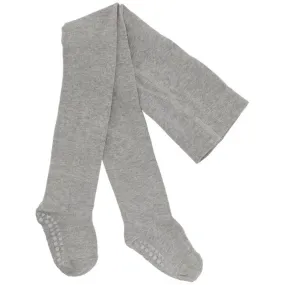 GObabyGO Antislip Tights Grey Melange Statement Piece Sleep