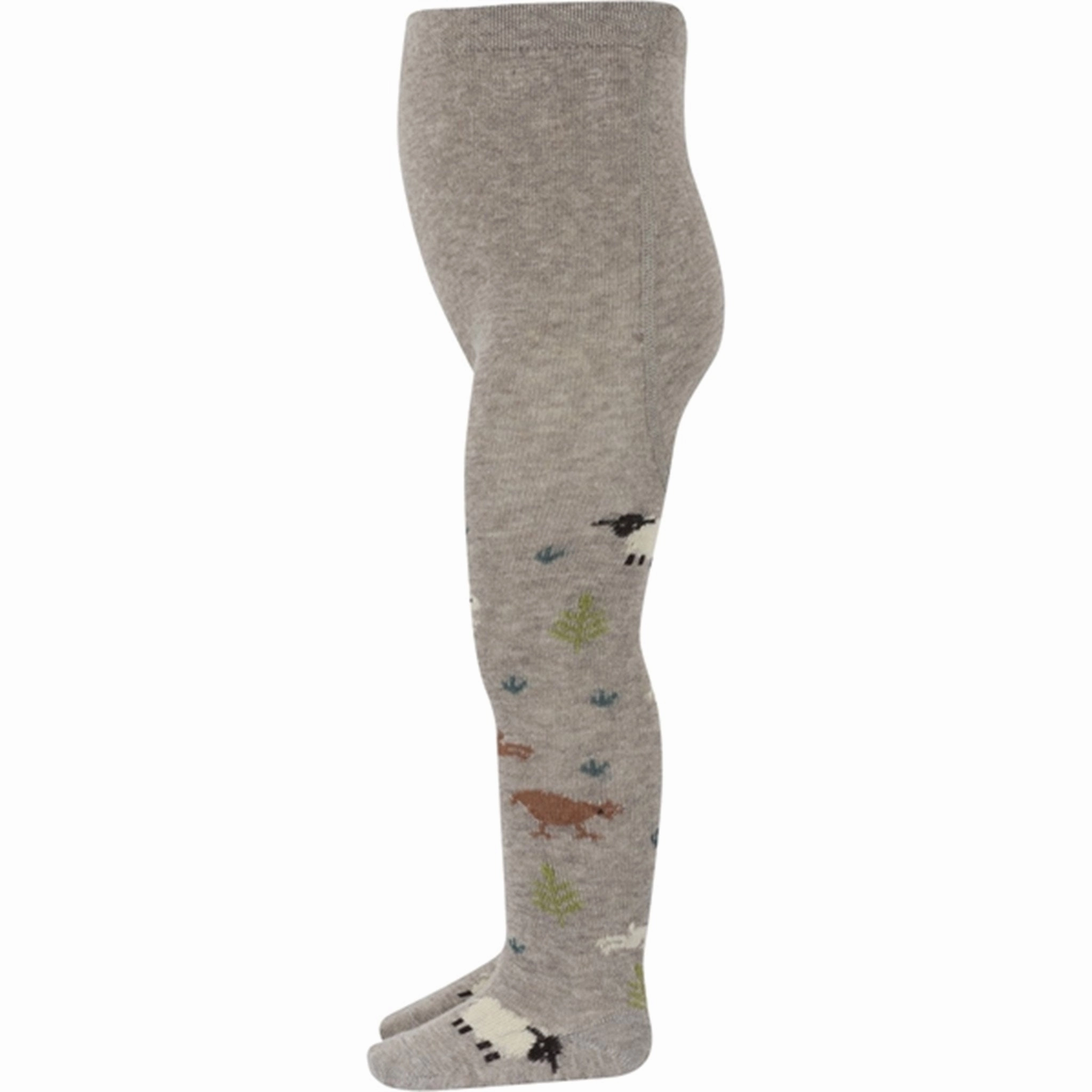 MP 39108 Wool Olly Tights Light Brown Melange Mid layer Body Contour