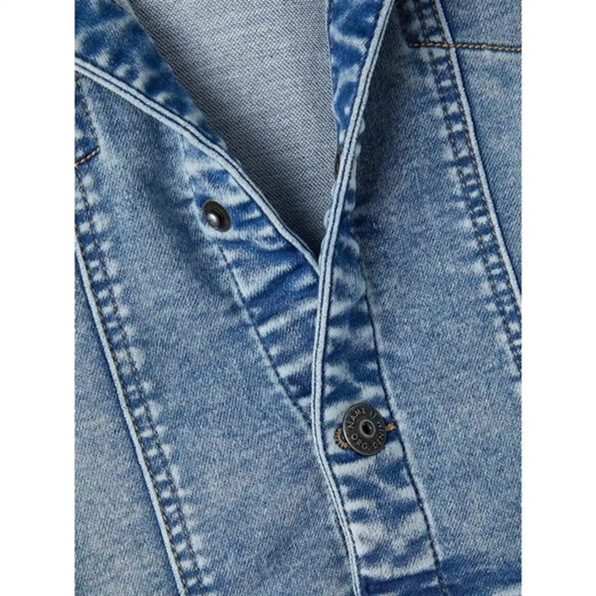 Name it Light Blue Denim Dae Sweat Denim Jacket Oppose Layered Comfort