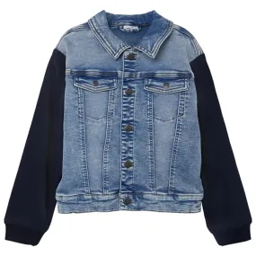 Slide Unique Piece Name it Light Blue Denim Dae Sweat Denim Jacket