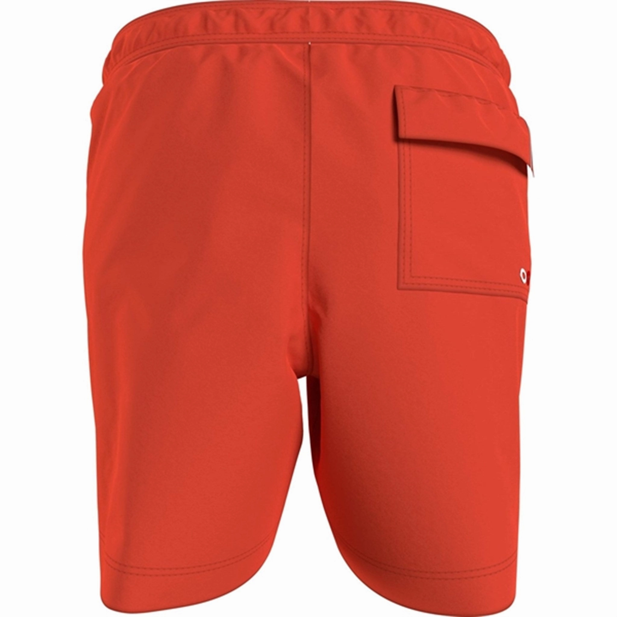 Tension Dispersing Design Tommy Hilfiger Medium Drawstring Swim Shorts Deep Orange