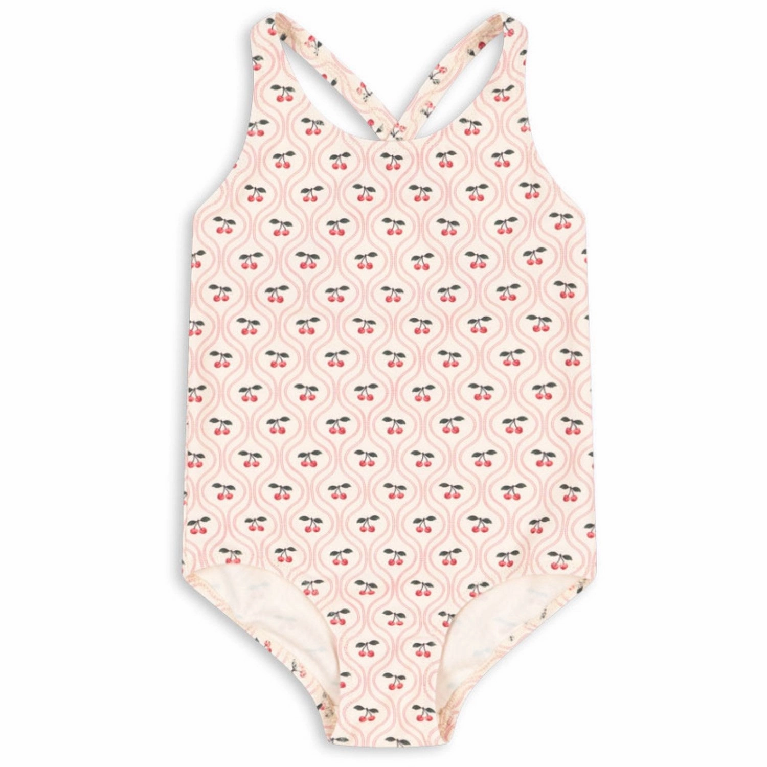 Low Profile Lining Ethical production Konges Sl?jd Cherry Pink Motif Merle Swimsuit Grs