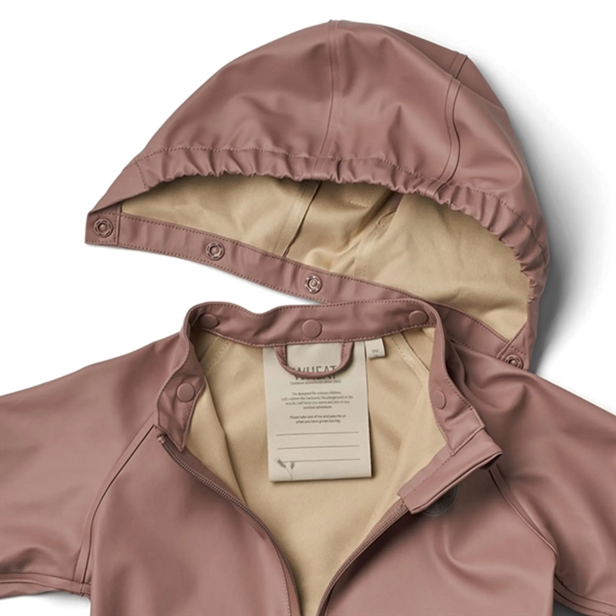 Comfortable Movement Wheat Rainsuit Mika Dusty Lilac