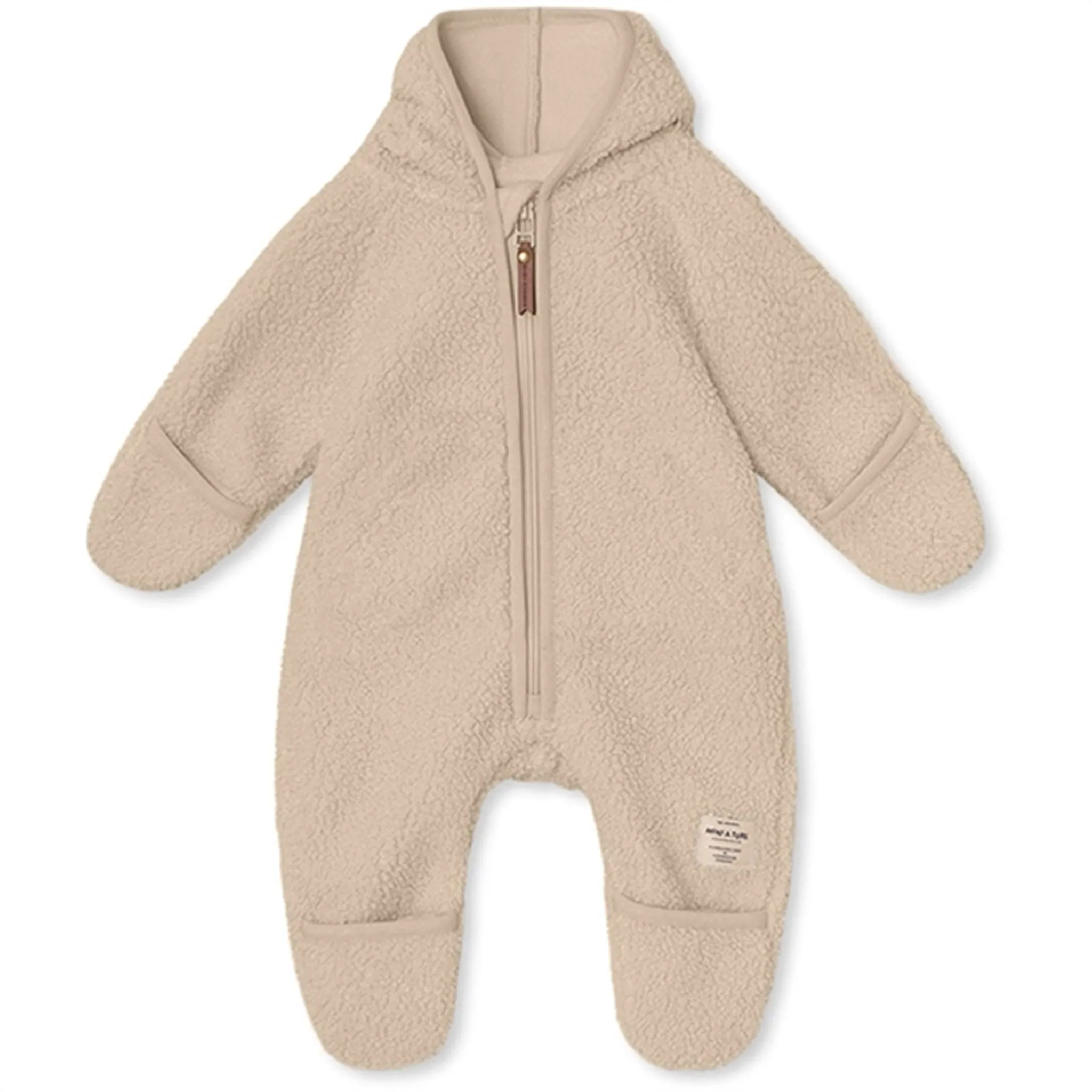 Hidden-Pocket MINI A TURE ADEL Fleece Driving Suit Sesame