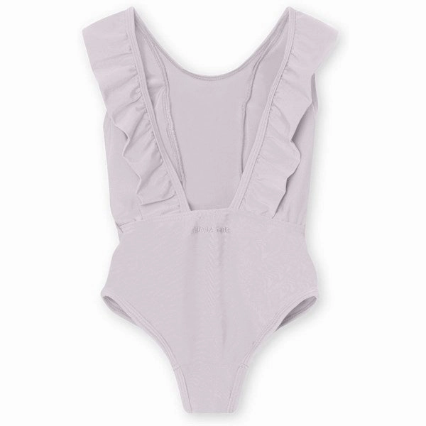 Foldable Design Sun Protective UPF 50  MINI A TURE Delicia UV50  Swimsuit Purple Raindrops