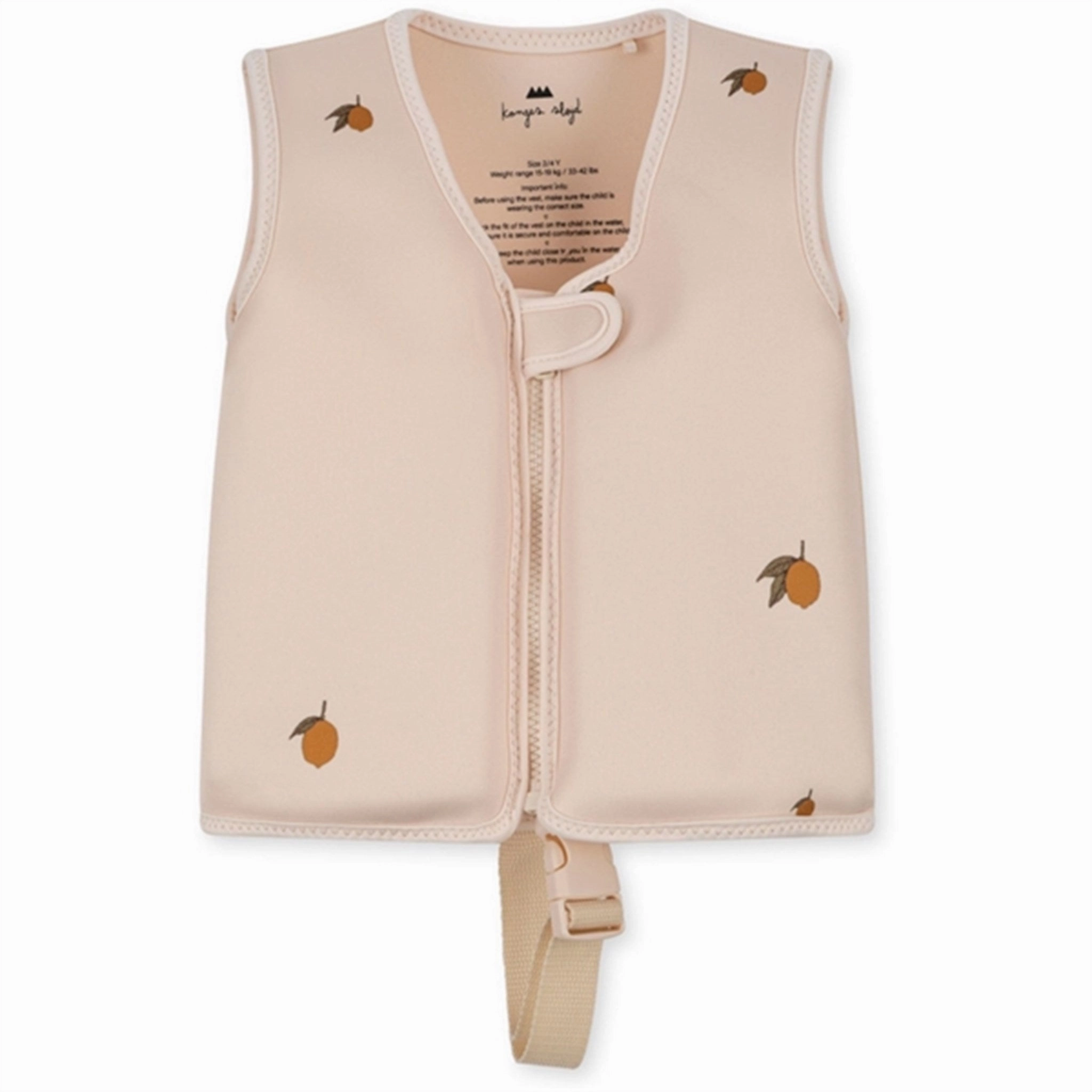 Water-resistant Konges Sl?jd Neoprene Float Vest Lemon