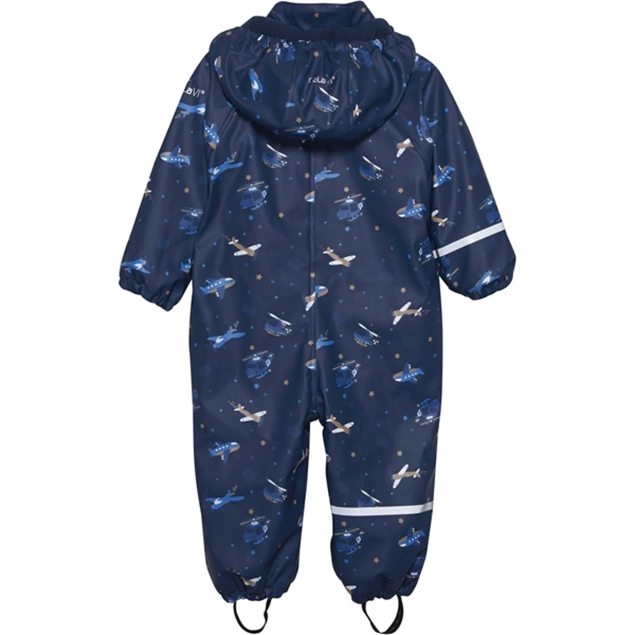 Rain Trail Style CeLaVi Rainwear Suit w. Fleece Pageant Blue