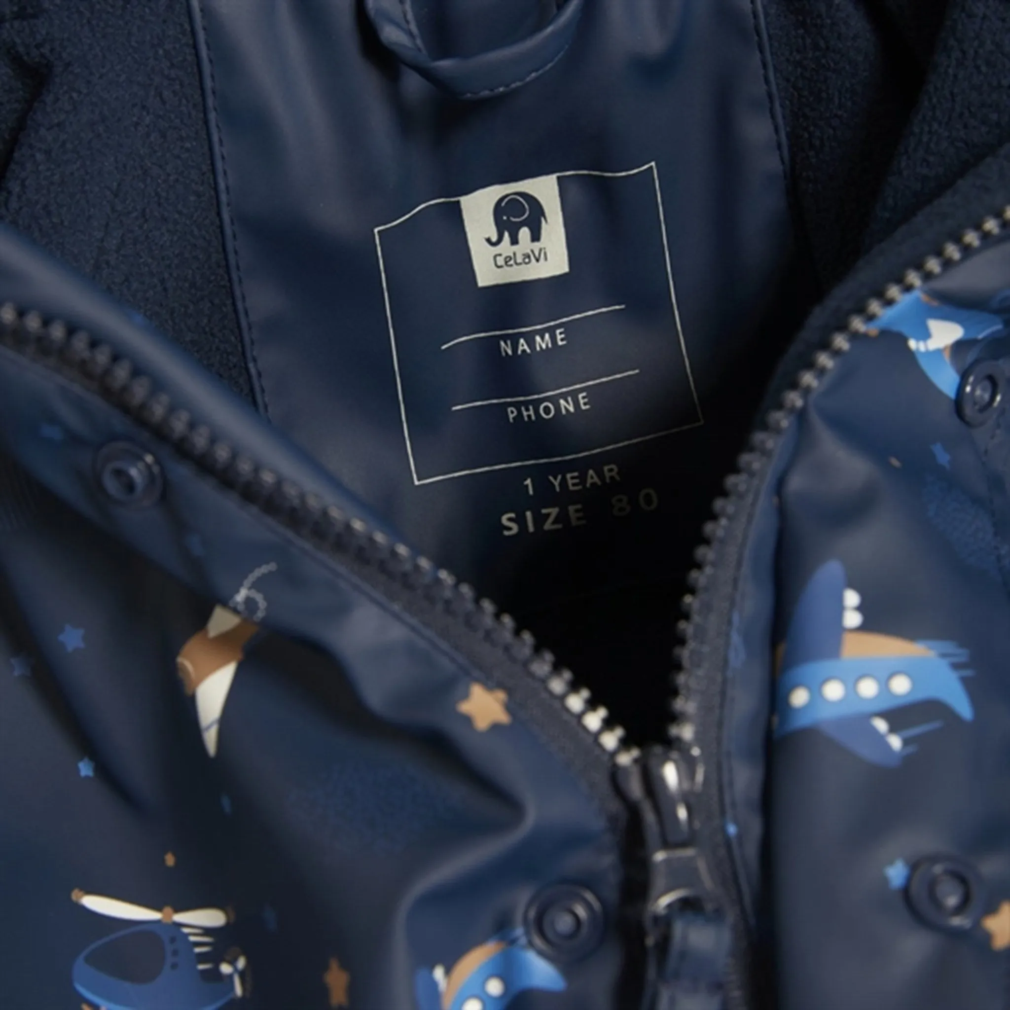 All Terrain Layer Urban Shell CeLaVi Rainwear Suit w. Fleece Pageant Blue