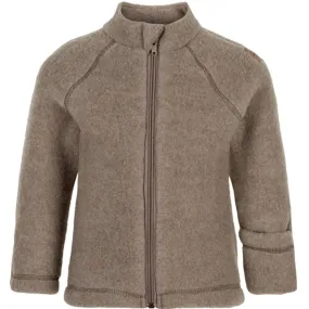 Mikk-Line Wool Baby Jacket Melange Denver Fall Vibes