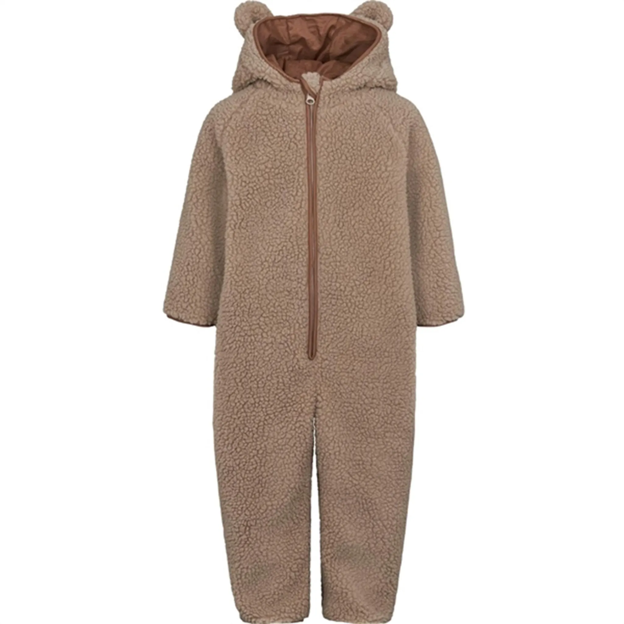 Layered Outfit Active Lifestyle MarMar Robert Teddybear Fleece Suit Sandstone
