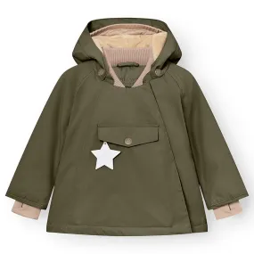 Imagine Warm and Cozy Mini A ture Olive night Wang Fleece Winter Jacket