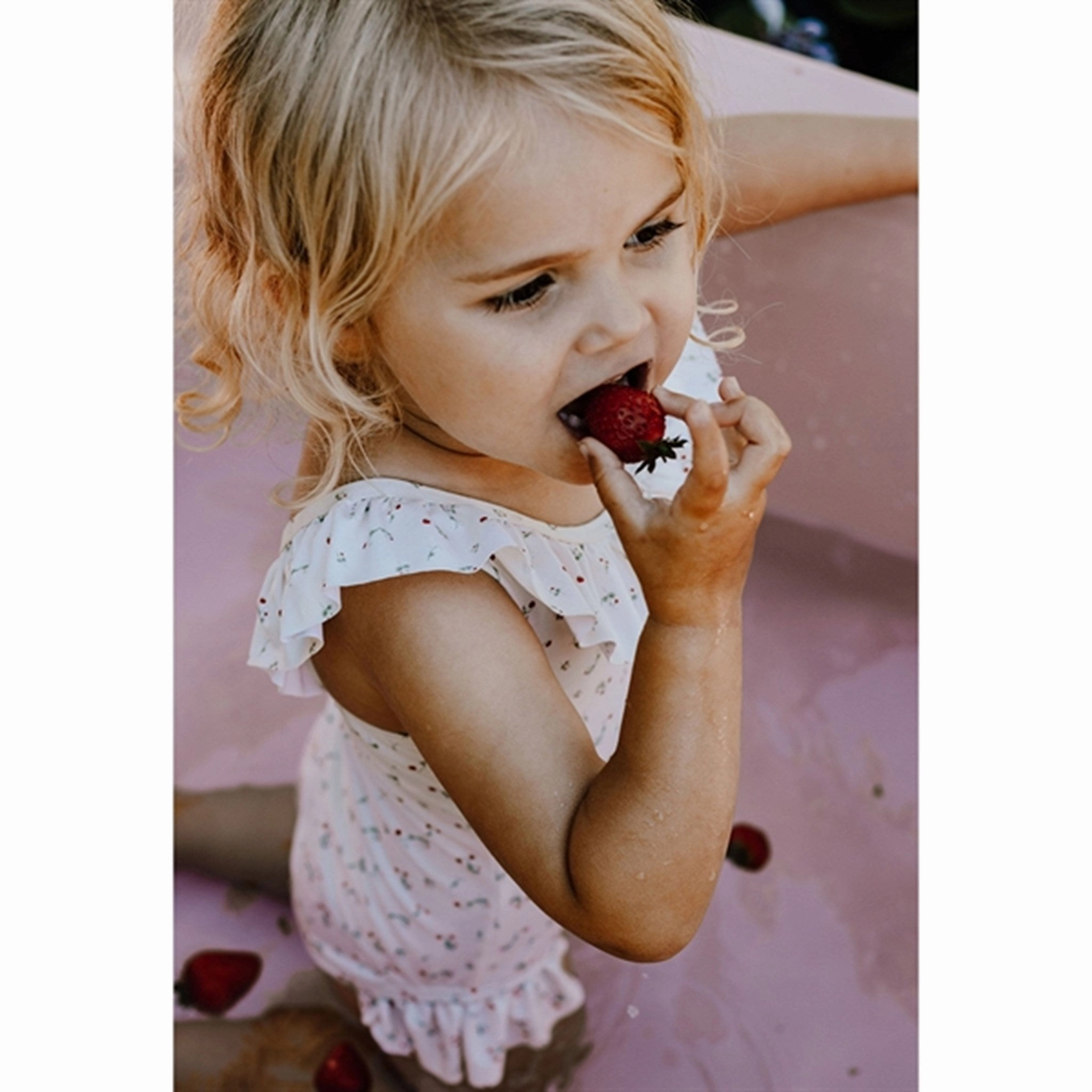 Colorfast Fabric That's Mine Wild Berries Sophie UV50  Swimsuit