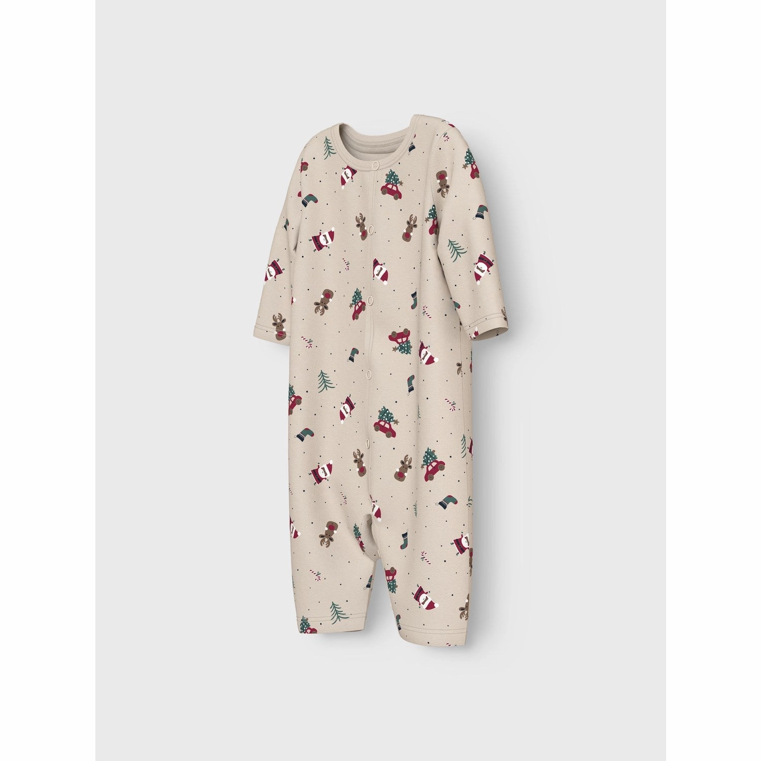 Lightweight Street Retro Model Name It Whitecap Gray Christmas Elements Vismas Nightsuit