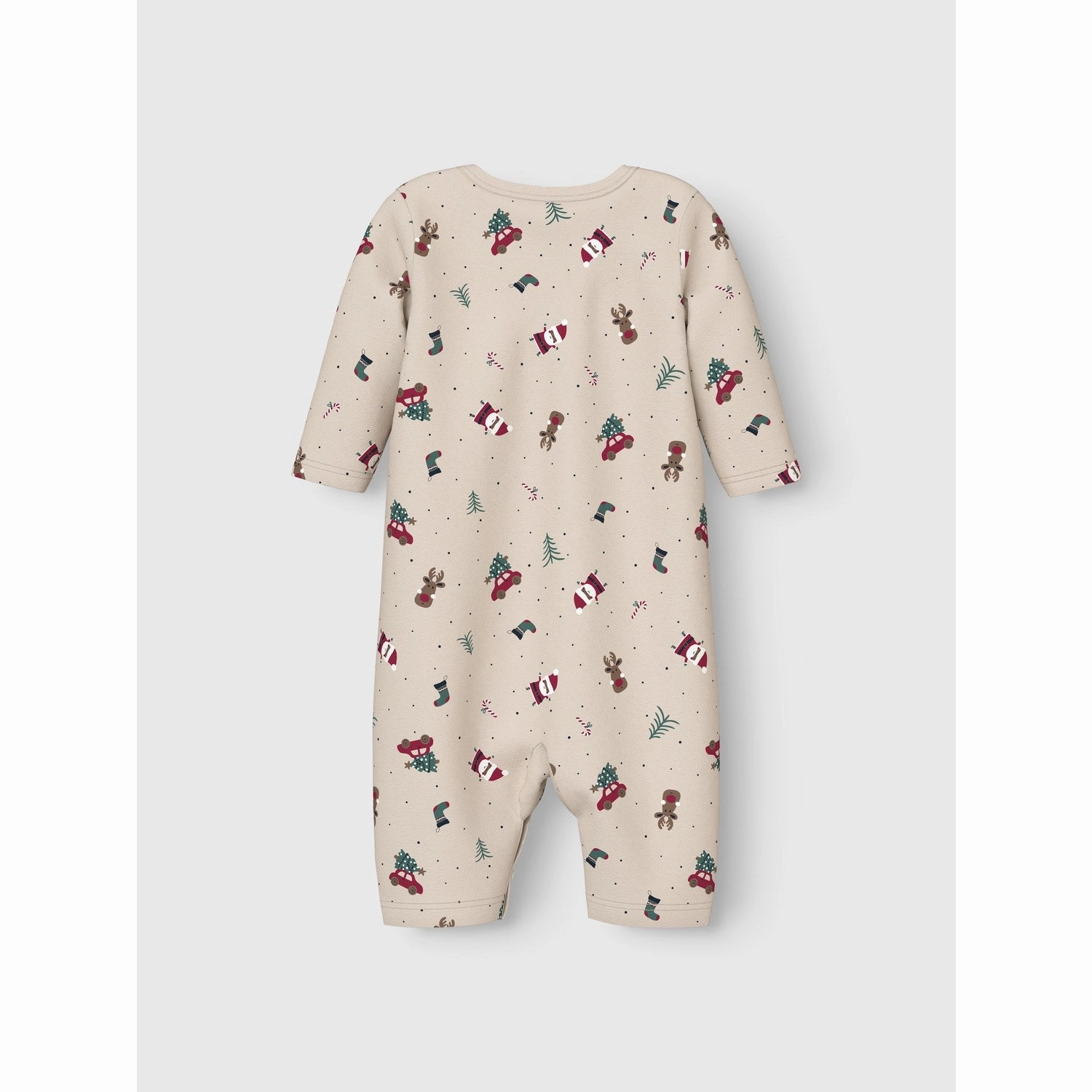 Name It Whitecap Gray Christmas Elements Vismas Nightsuit Fine Trendy Unique Clean