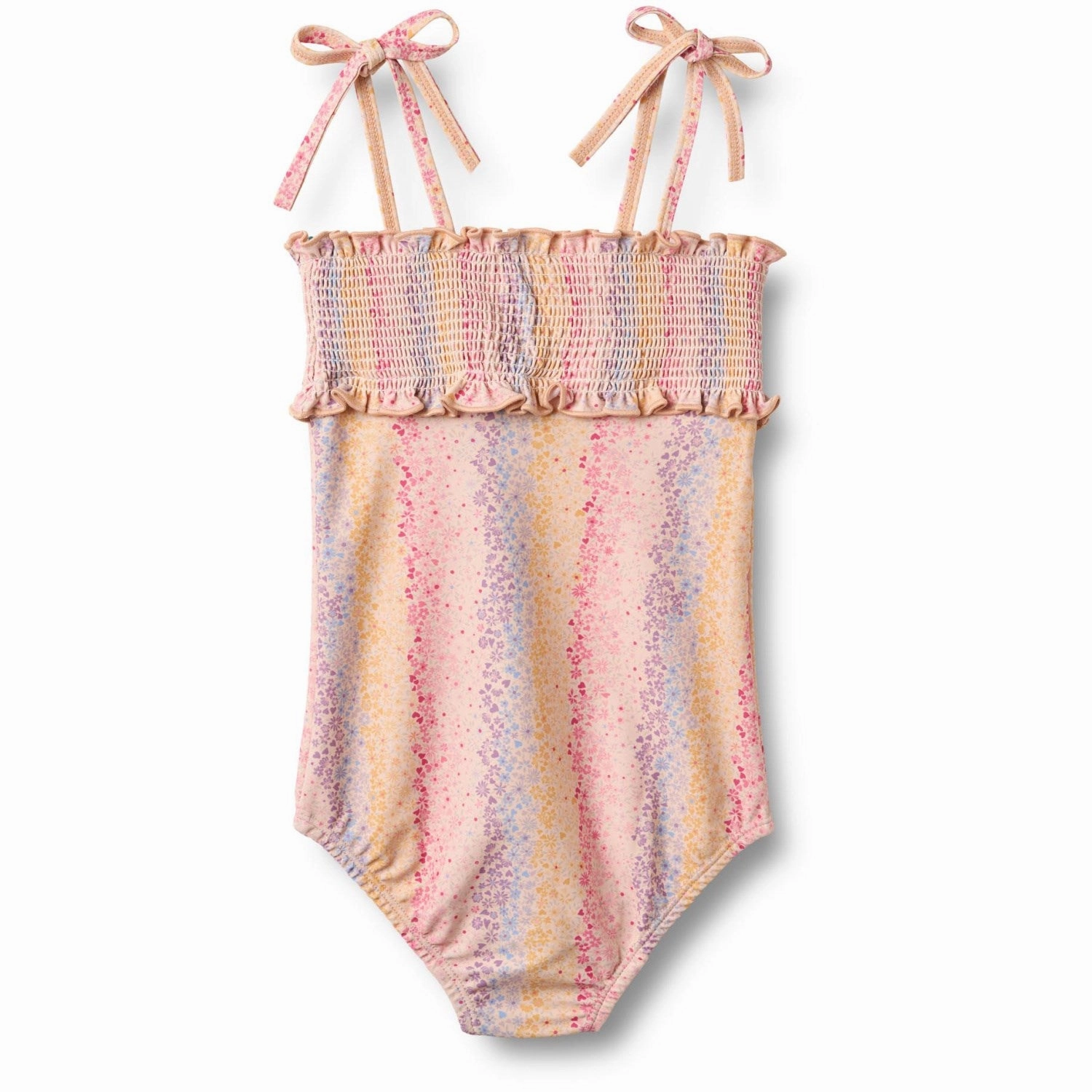 Wheat Multi Rainbow Swimsuit Selma Metallic-Shine