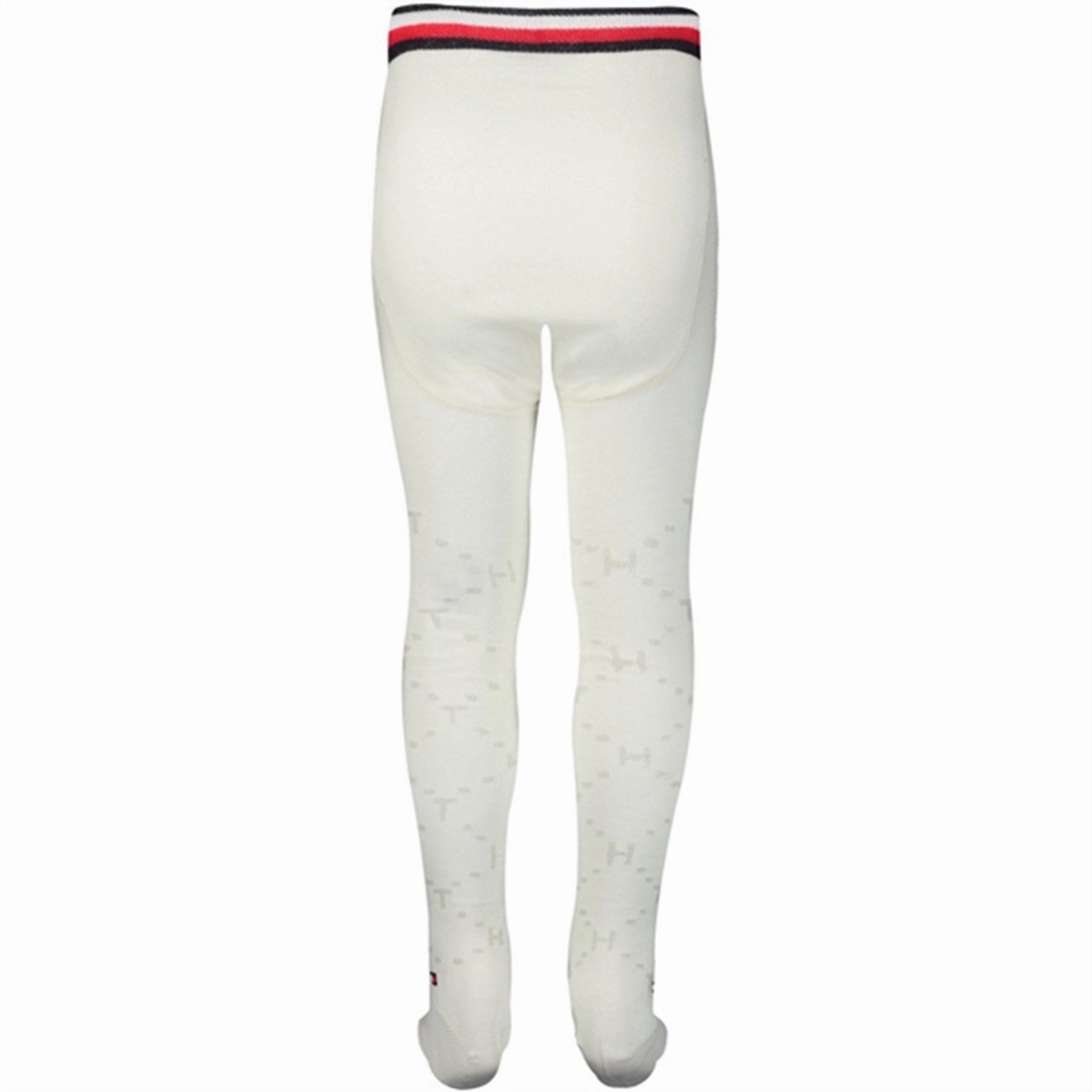 Winter-wear-characteristic Fashionable-look Tommy Hilfiger Kids Tights Off White