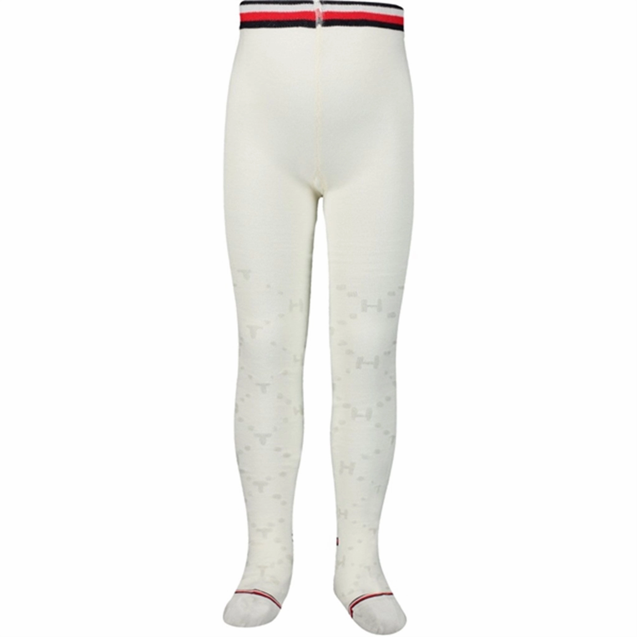 Tommy Hilfiger Kids Tights Off White Affordable