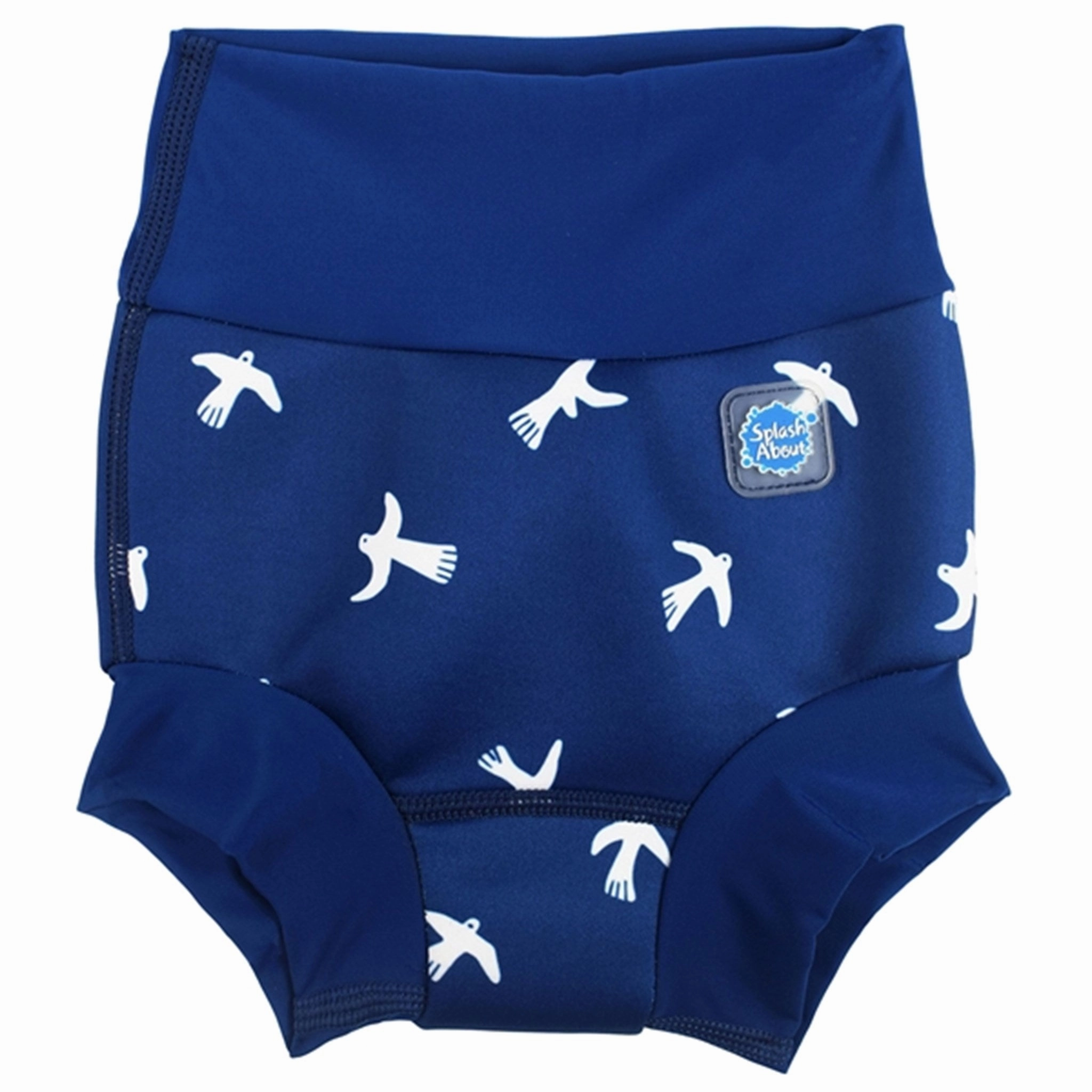 Splash About Happy Nappy White Birds Sporty Vibes Laser Cut Edges