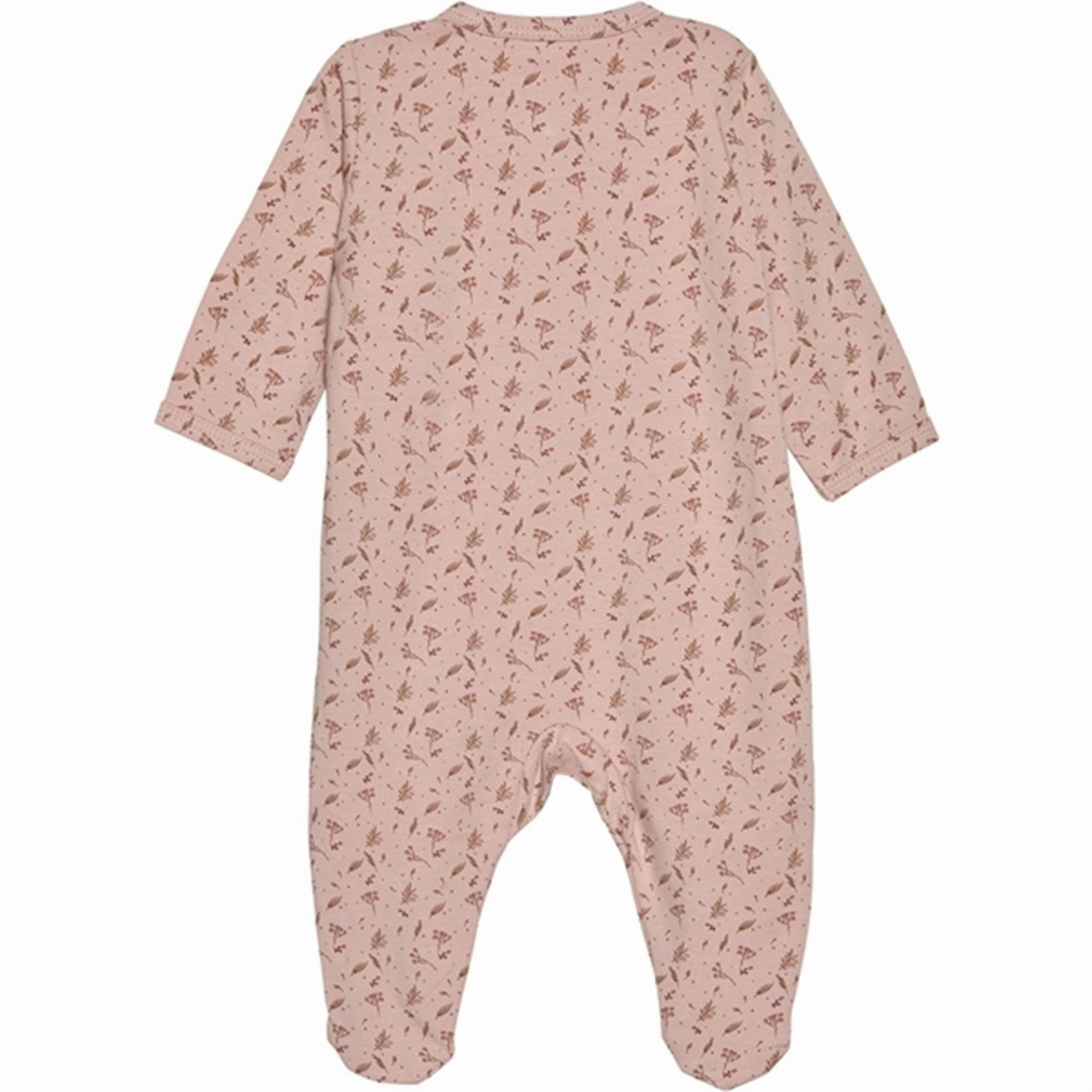 FIXONI Misty Rose Natdragt w. Feet Durable Weekend