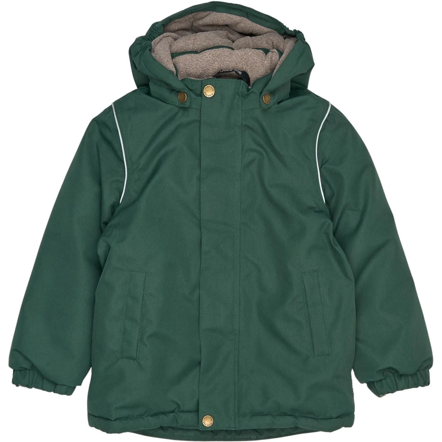 Mikk-Line Darkest Sprouse Winter Jacket Solid Valentine's look Full length