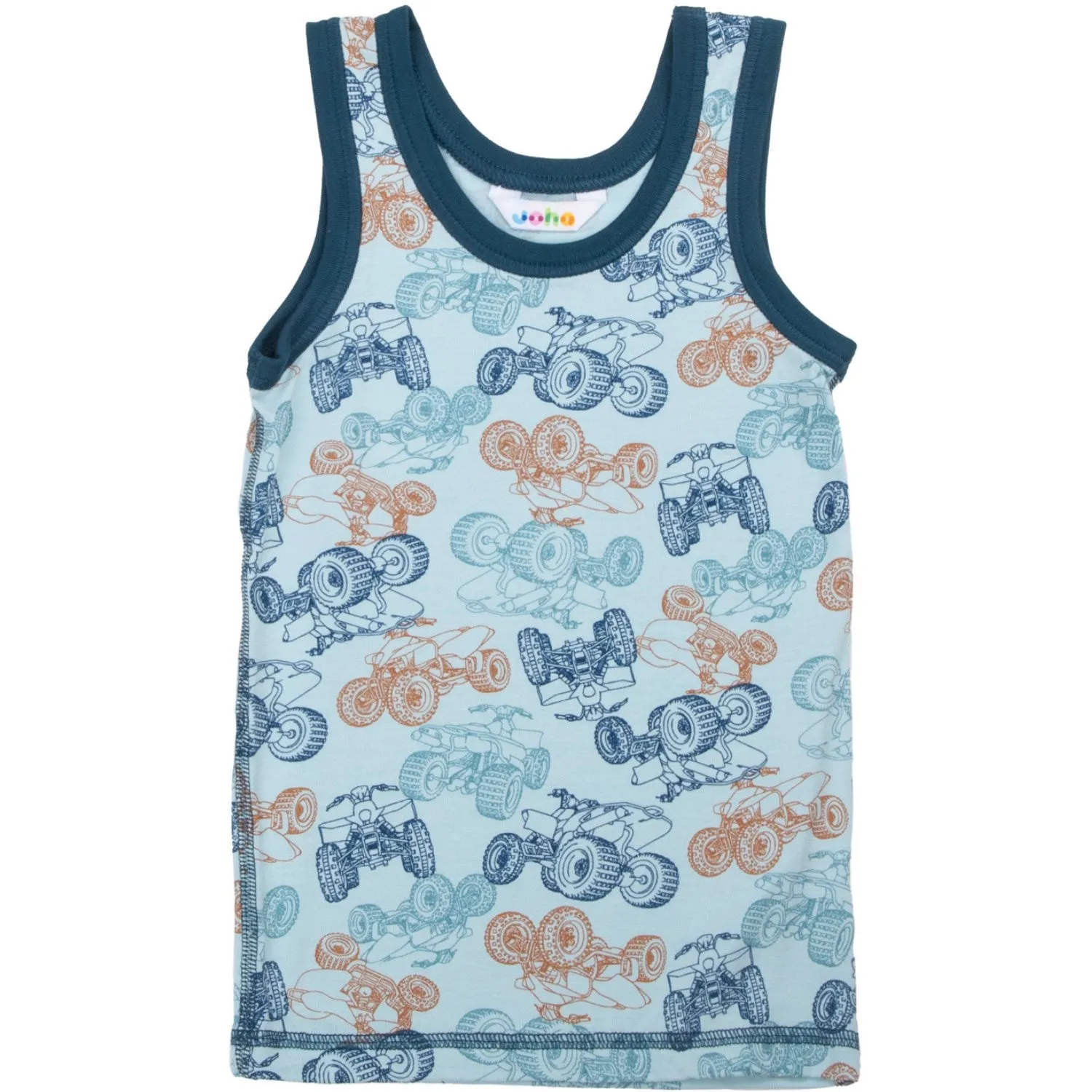 irregular wear Joha Blue Undershirt