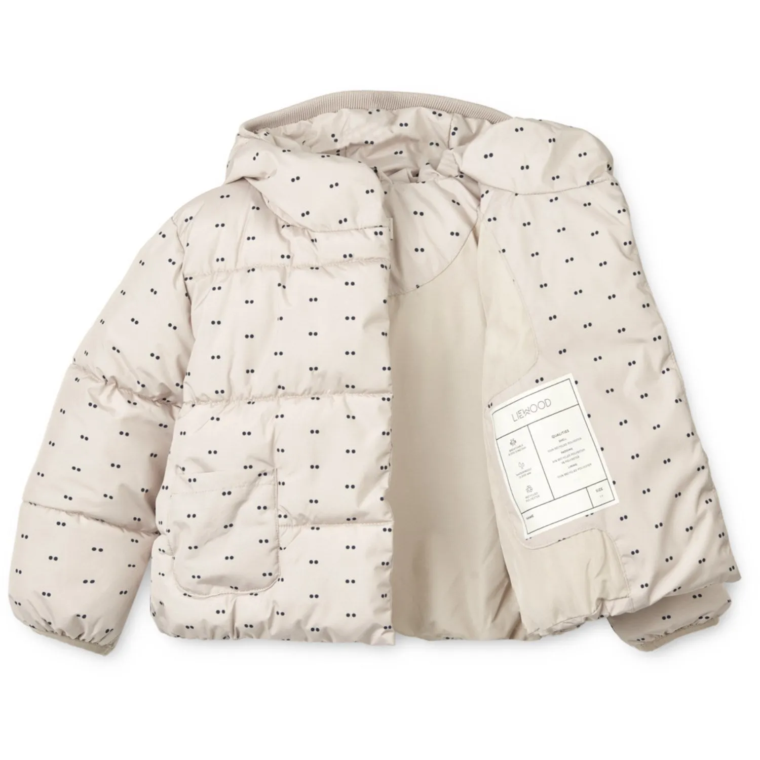 LieWood Double Dot / Silver Lining Giovanna Jacket Mix-And-Match Versatile layered shirt