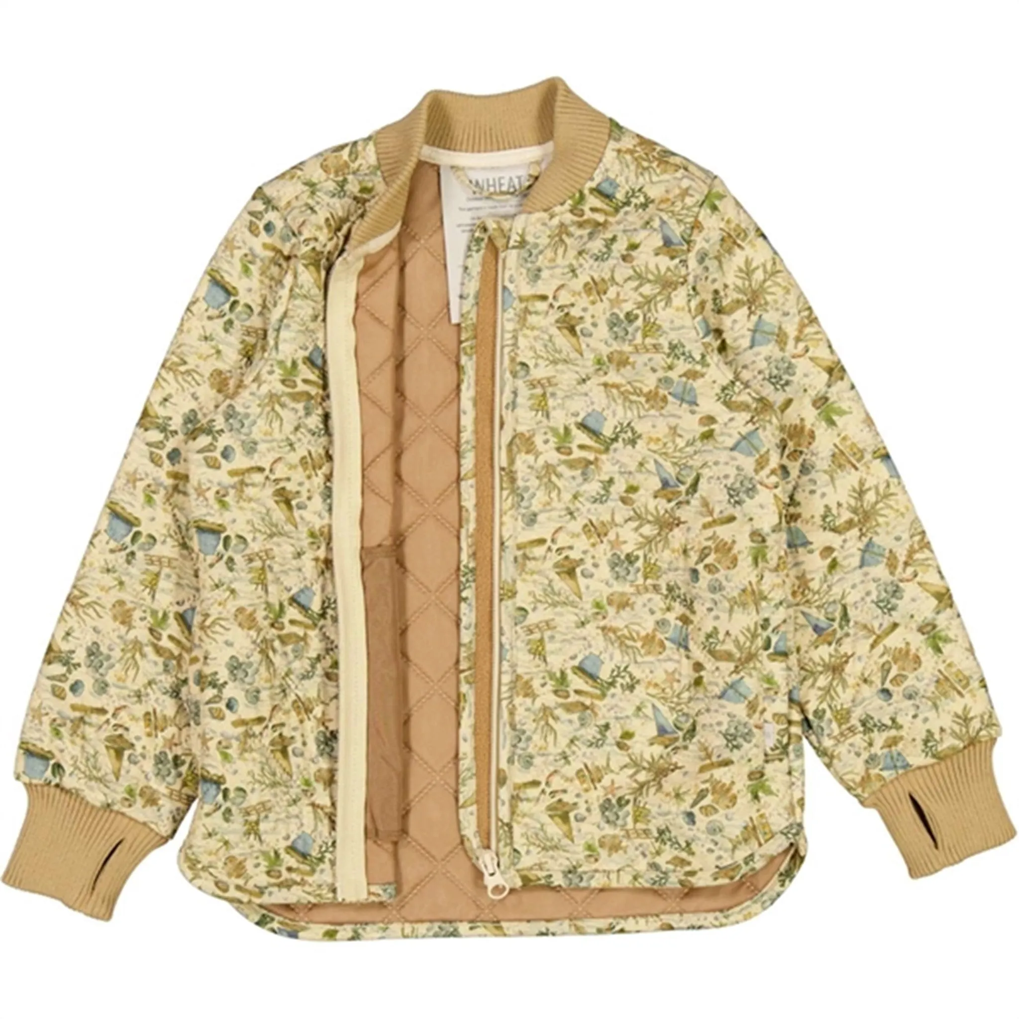 Versatile-Style Wheat Thermo Clam Beach Jacket Loui