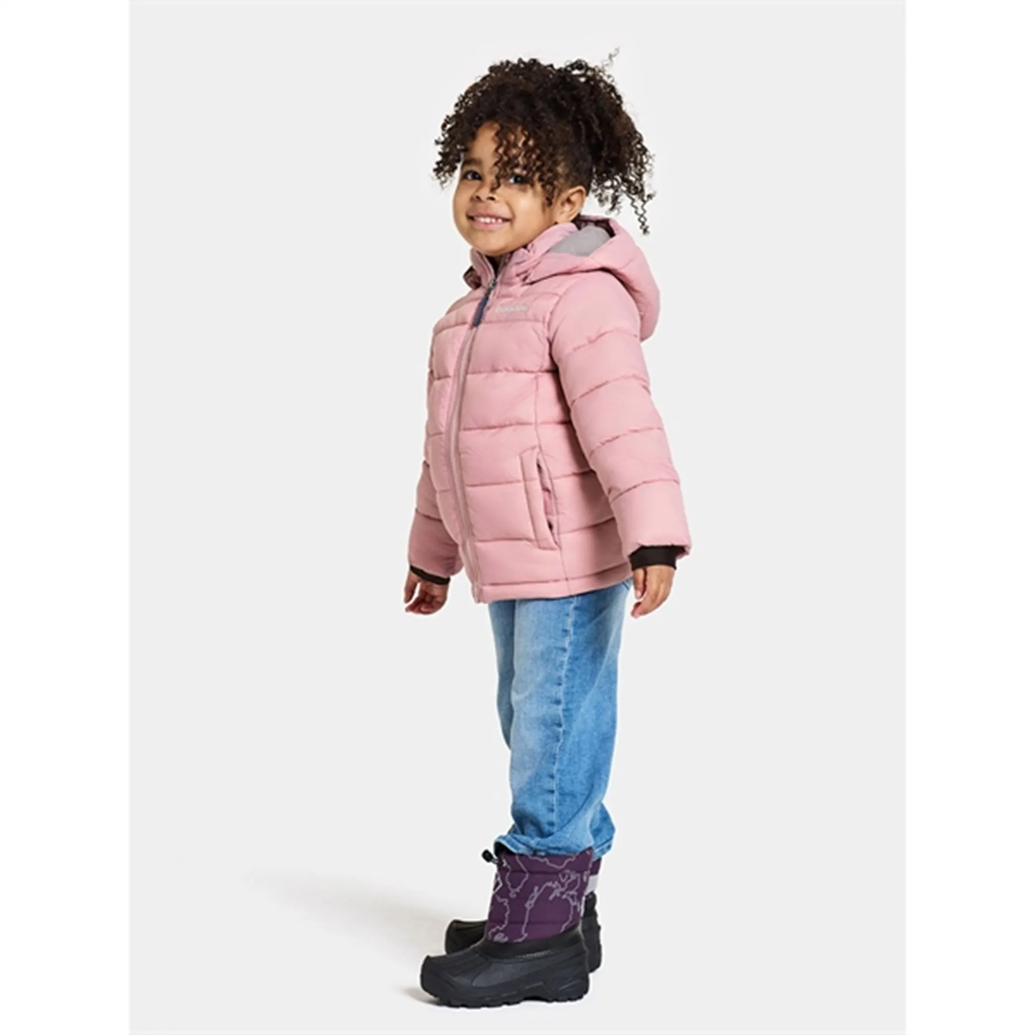 Mix-And-Match Didriksons Soft Pink Rodi Kids 2 Jacket