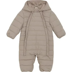 FIXONI Mocha Meringue Wholesuit W. Lining Quilted Box-Pleat Influencer-Approved