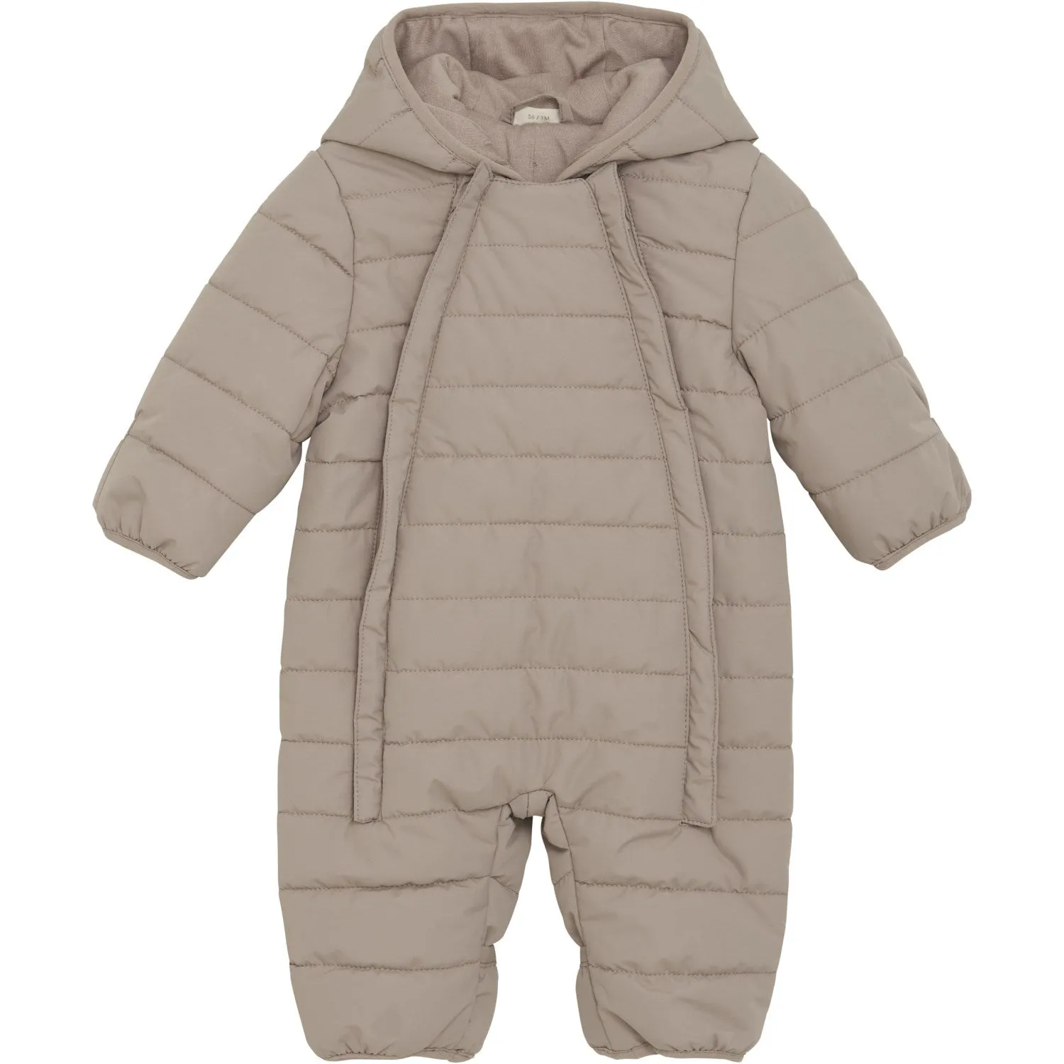 FIXONI Mocha Meringue Wholesuit W. Lining Quilted Box-Pleat Influencer-Approved