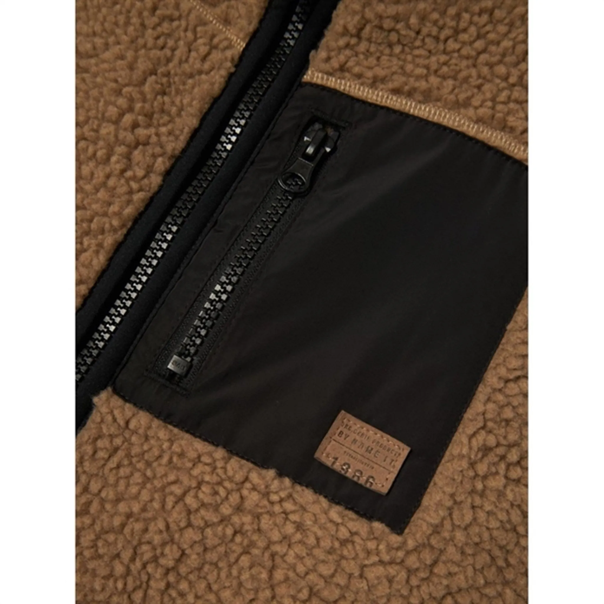 Name it Savannah Tan Magot Teddy Jacket Commute Style Base Coverage