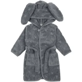 Flexible Stretch Material M??sli Stormy Blue Bathrobe Bunny