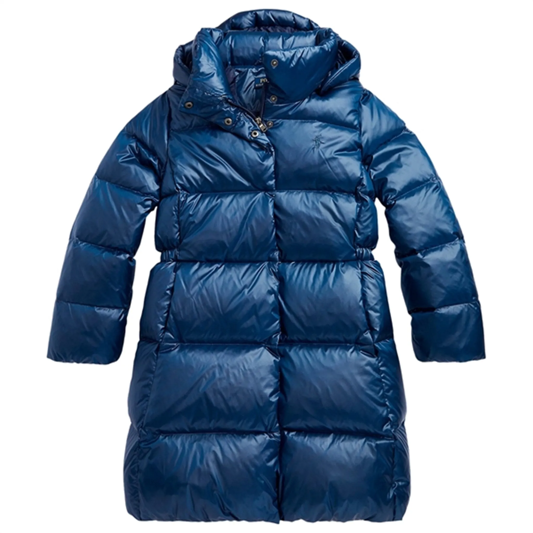 Water-resistant Matte-finish Polo Ralph Lauren Girl Celia Coat Newport Navy
