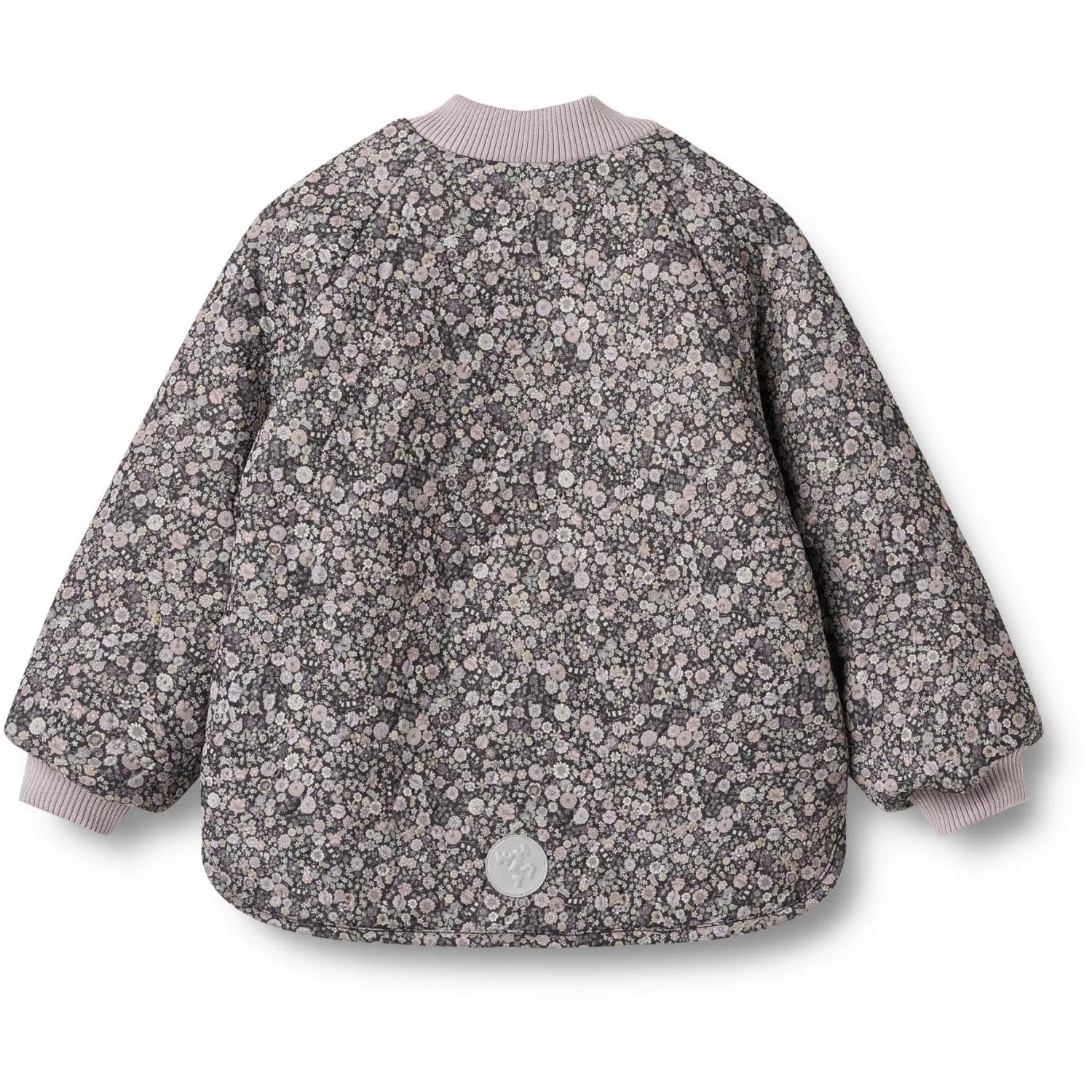 Wardrobe-Staple Wheat Black Sea Flowers Reversible Thermo Jacket Lake