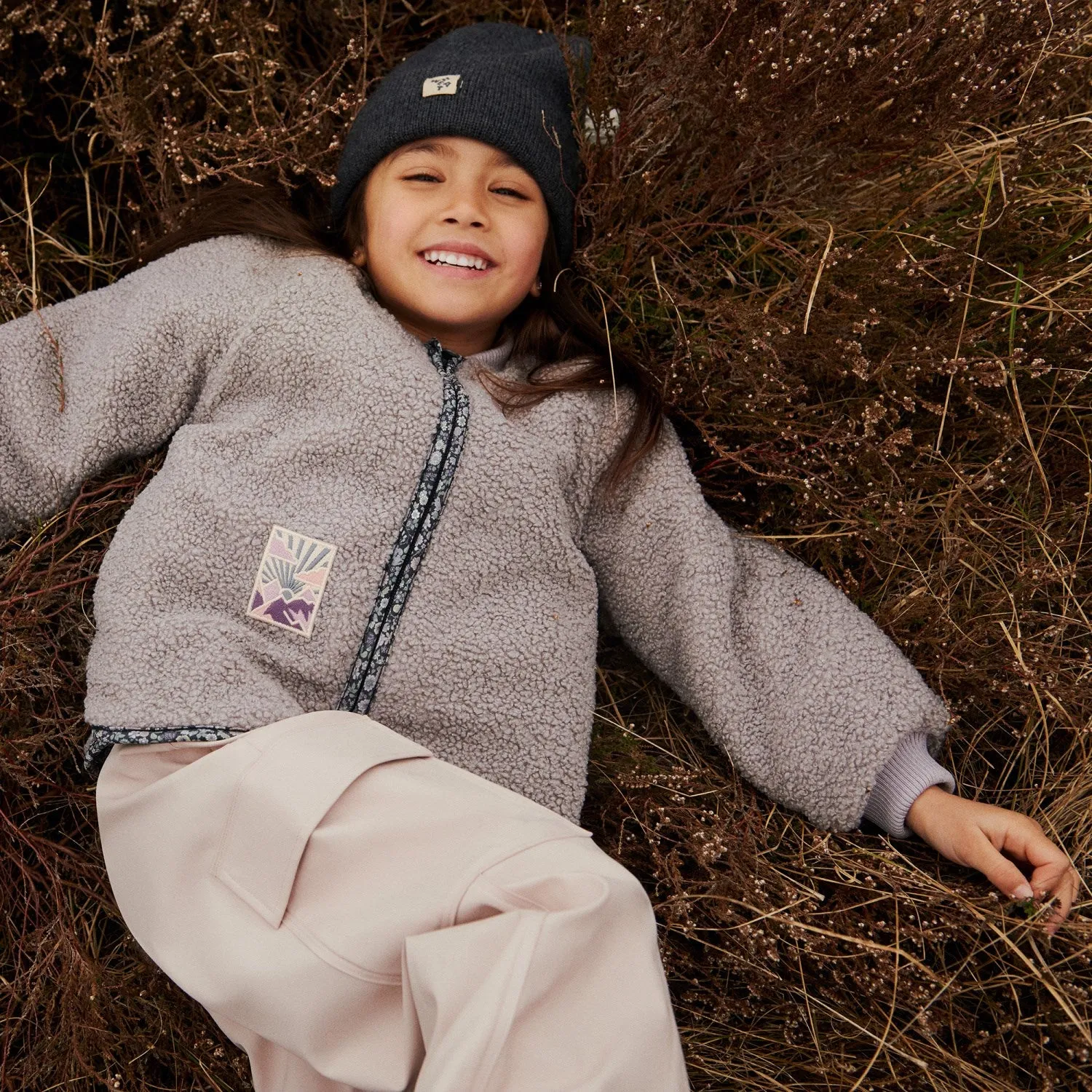 Wheat Black Sea Flowers Reversible Thermo Jacket Lake Special-Occasion Feminine tie-front top