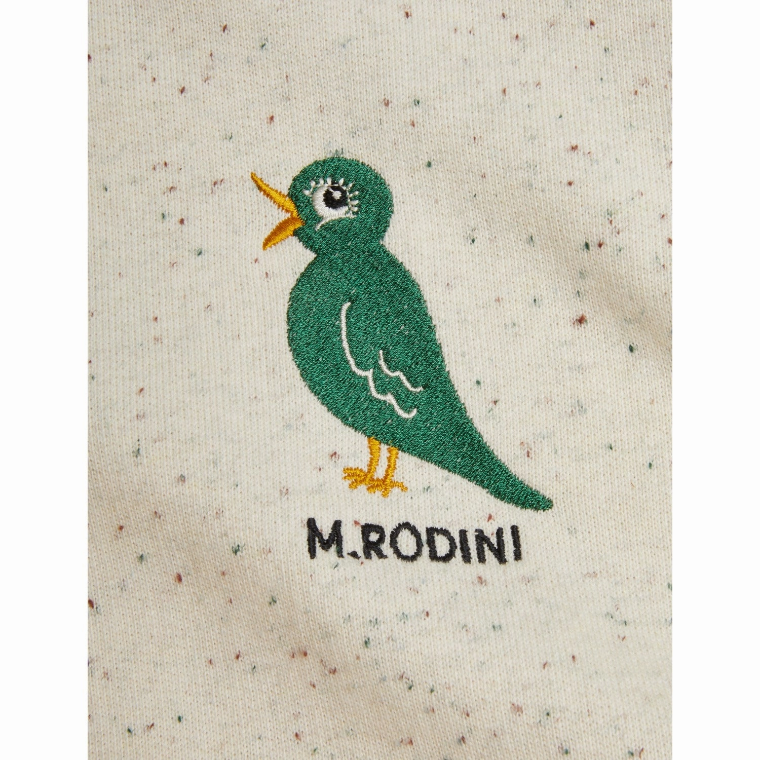 Mini Rodini Offwhite Bird Emb Neps Sweatshorts Athletic Vibe education industry