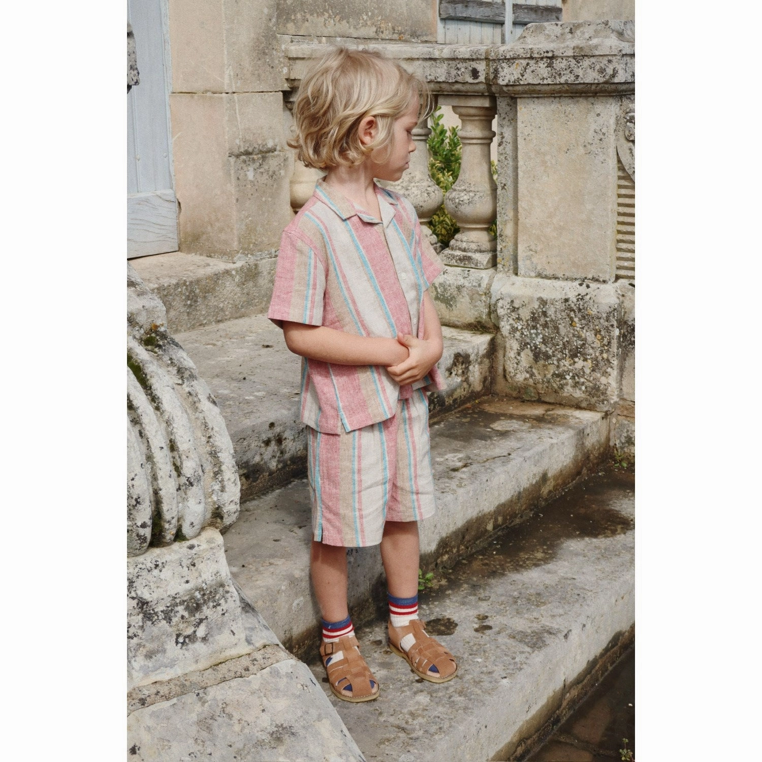 Konges Sl?jd Stan Stripe Venice Shorts Fade Resistant Dye