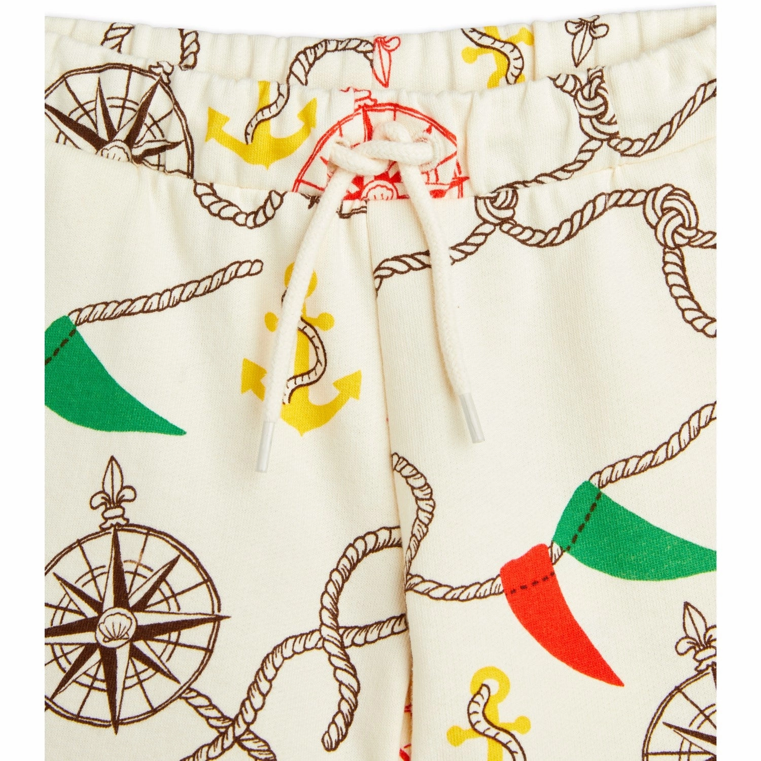 Mini Rodini Multi Nautical AOP Sweatshorts polo shirt