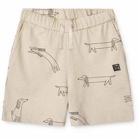 Tagless label Crisp Texture Liewood Dogs/Sandy Bako Printed Shorts