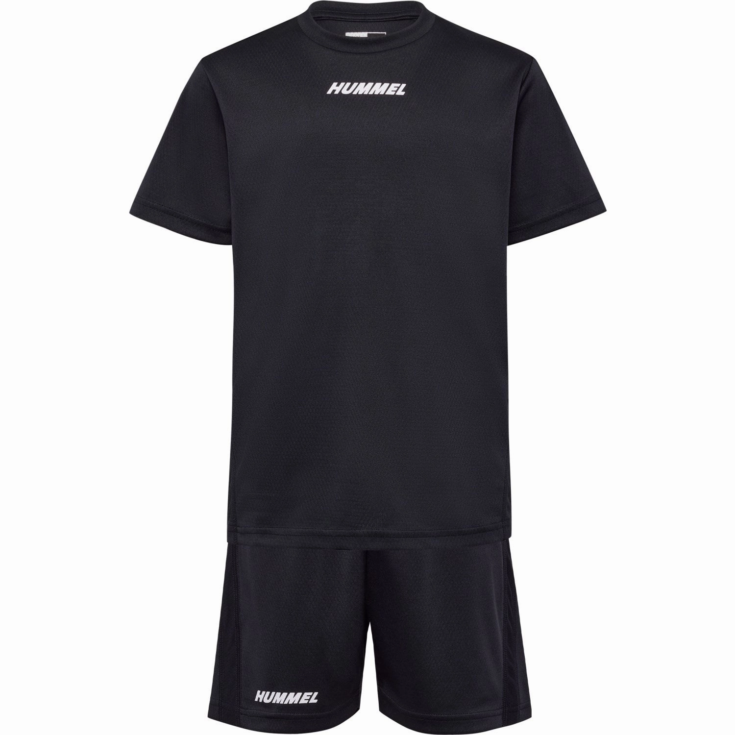 Hummel Black/Black Multi Pl Set Kids Contoured Articulation Denim shorts