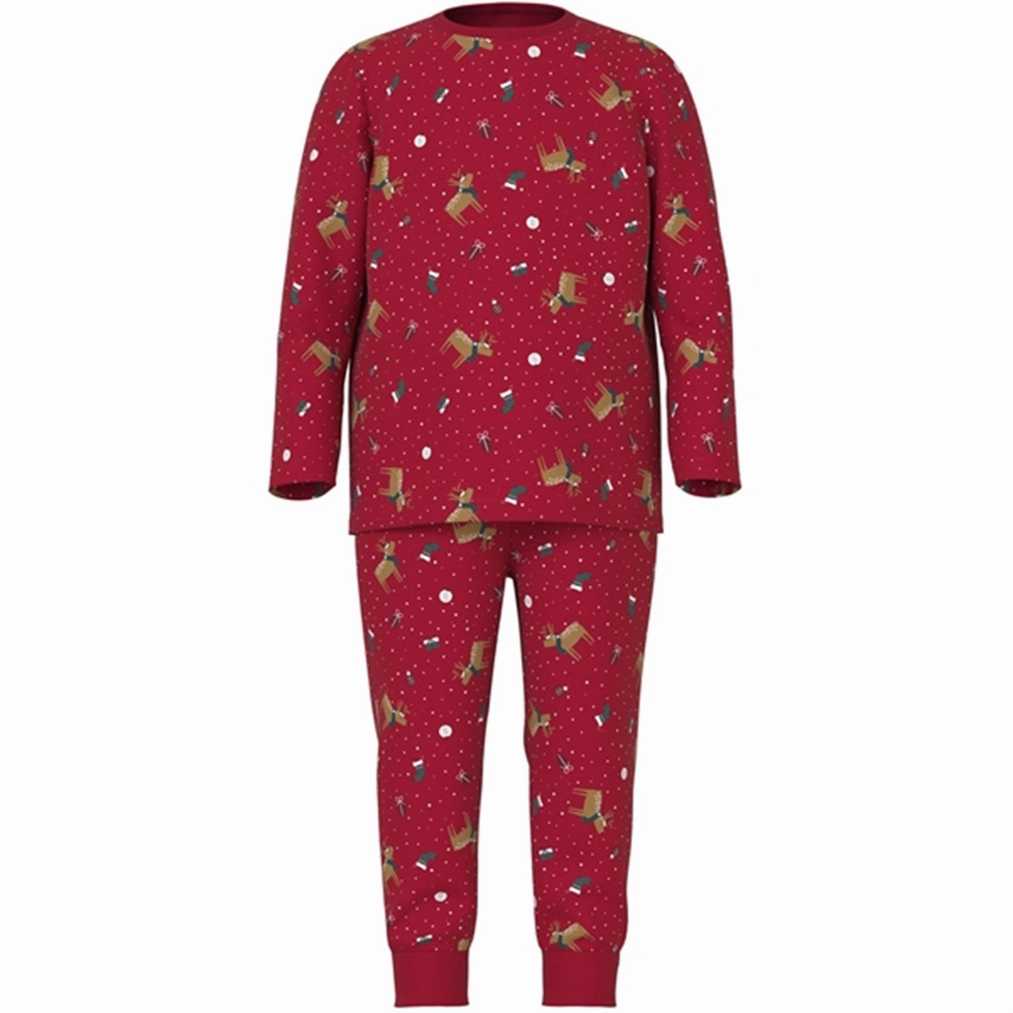 Name it Jester Red Vismas Pajamas Relax Space Ultra Soft Weave
