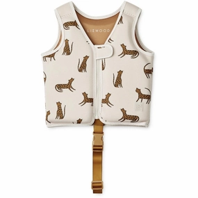LieWood Leopard / Sandy Dove Swim Vest Shape-Retention